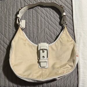 Elegant Cream and White Women's Bag